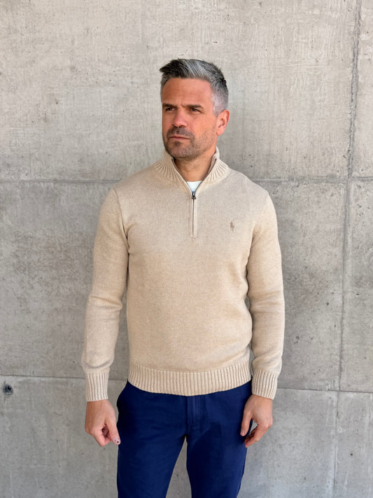 LONG SLEEVE PULLOVER DUNE MELANGE