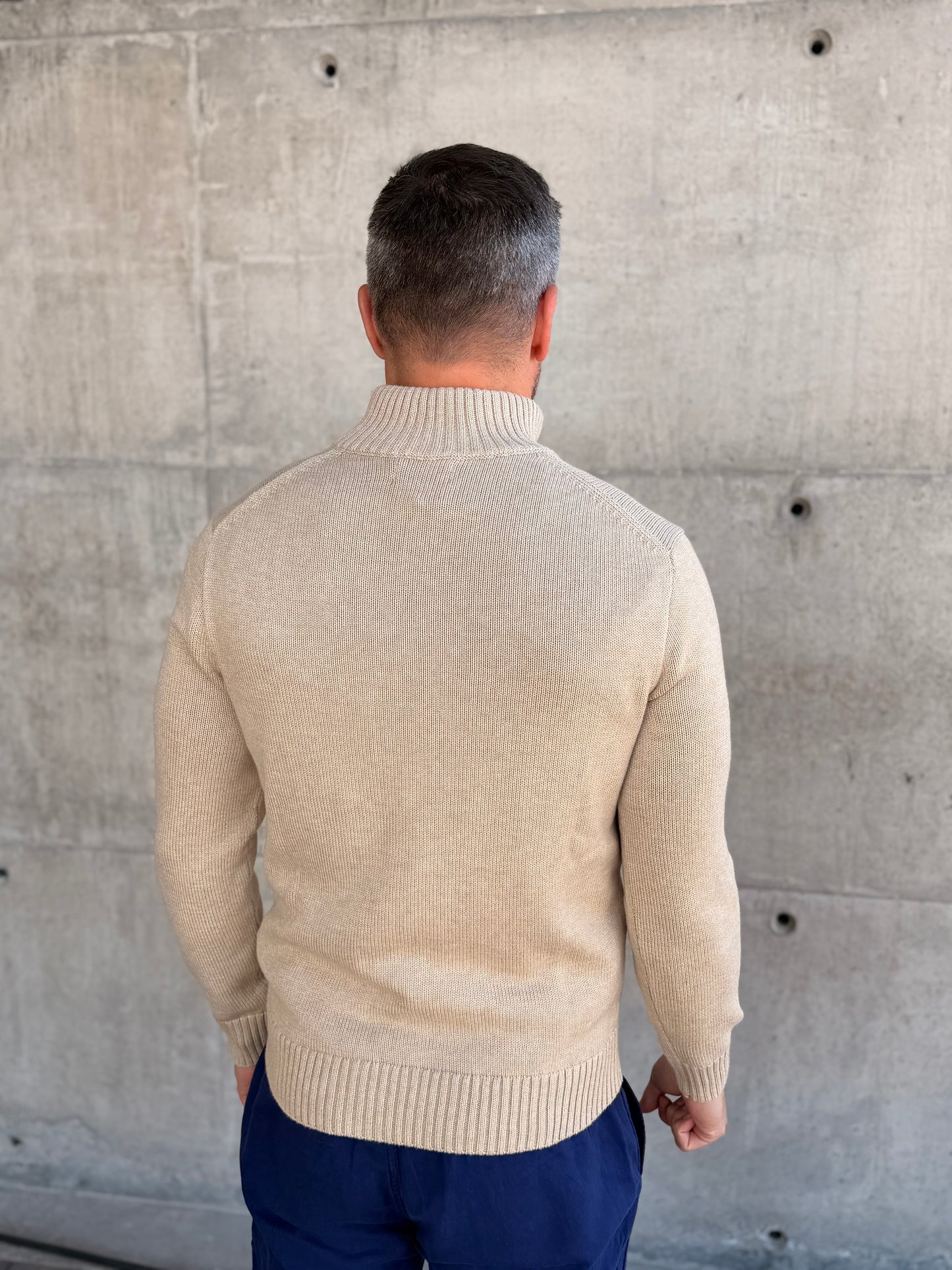 LONG SLEEVE PULLOVER DUNE MELANGE