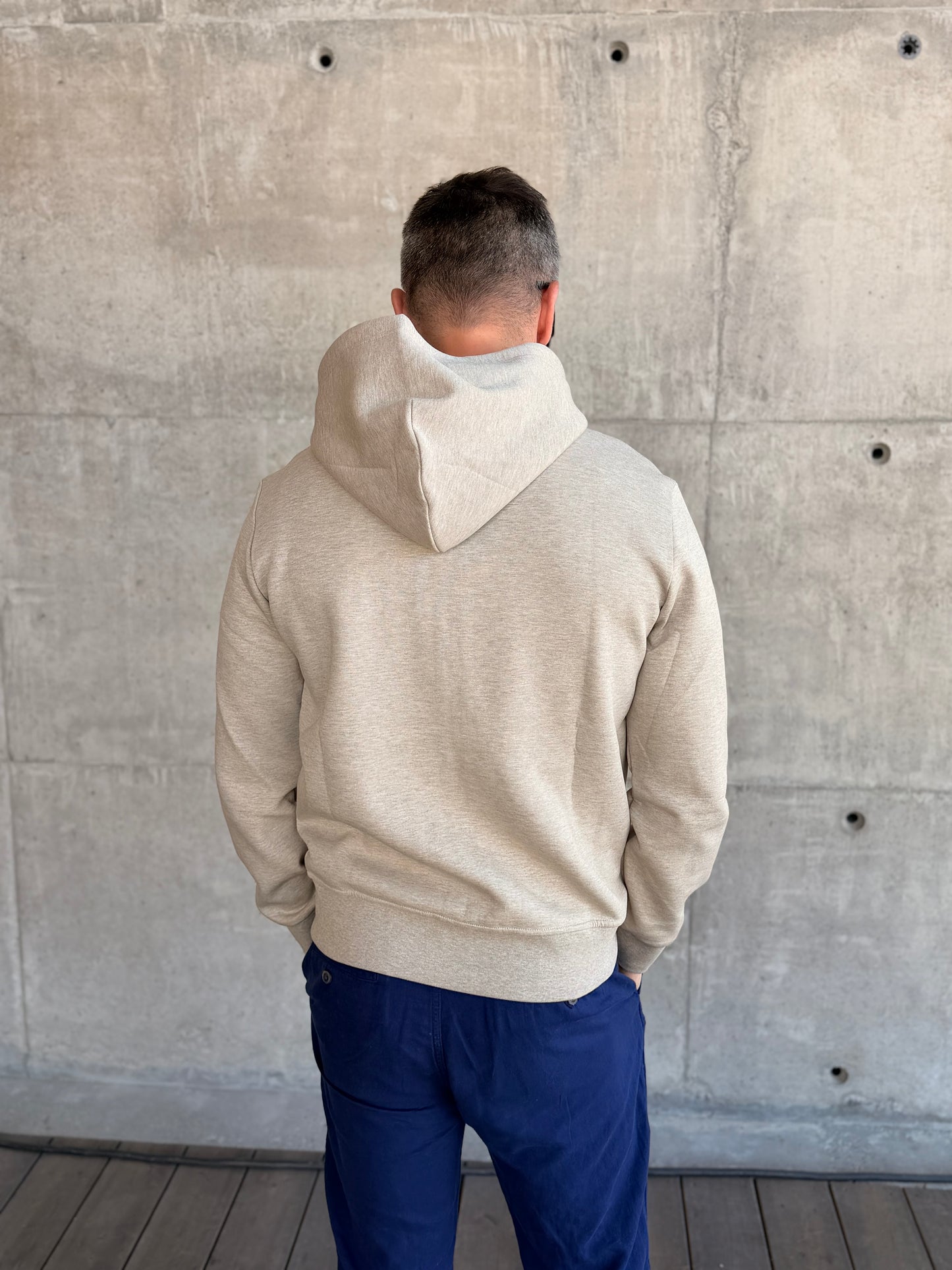 DOUBLE KNITTED SWEATSHIRT BEIGE