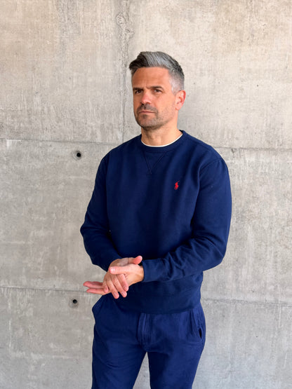 RL FLEECE LONG SLEEVE CRUISE NAVY