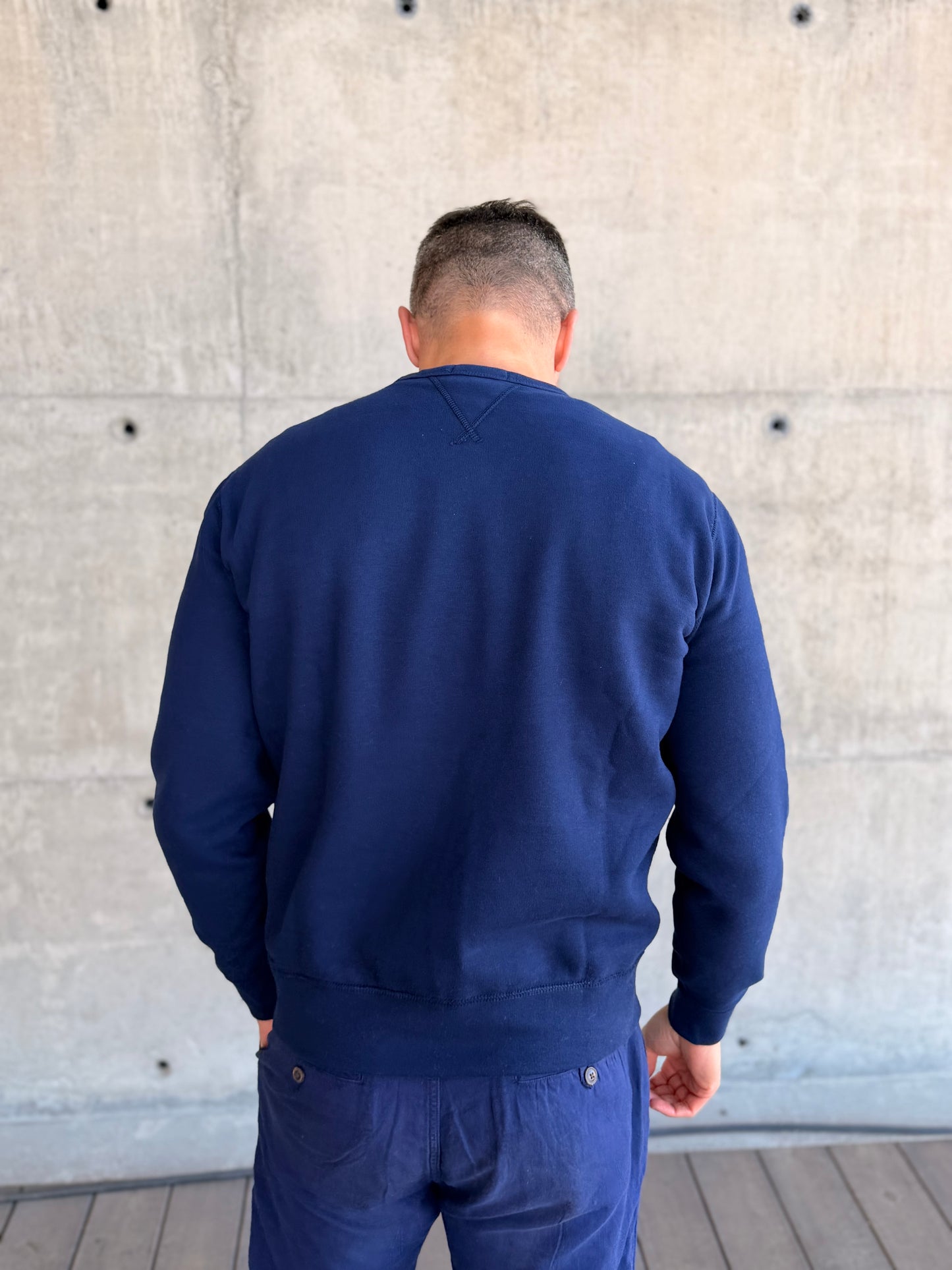 RL FLEECE LONG SLEEVE CRUISE NAVY