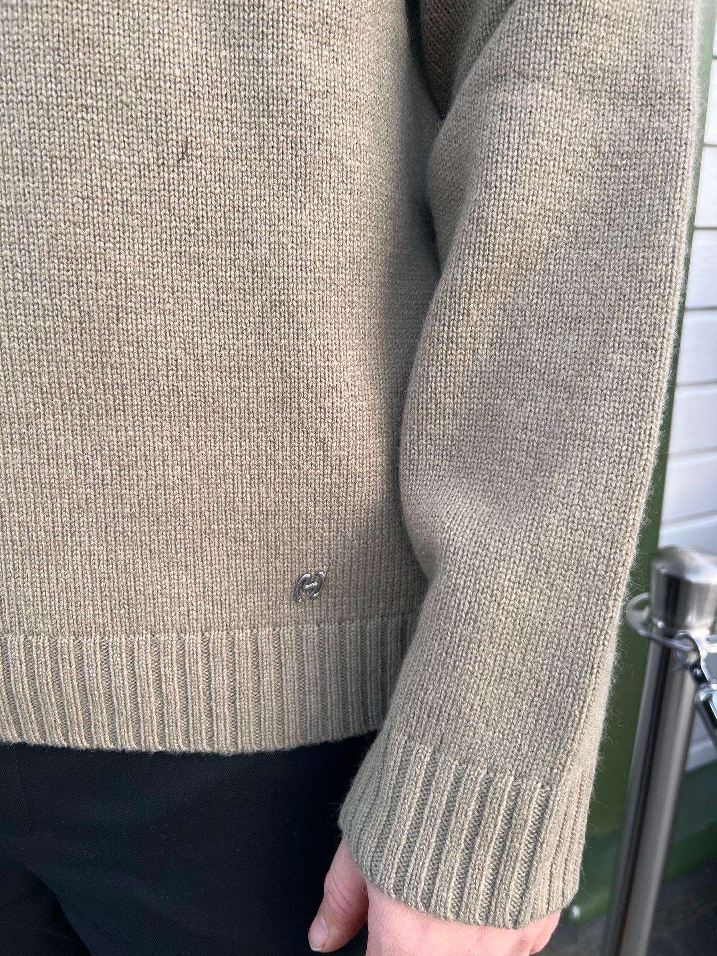 WOOL CREWNECK SWEATER GREEN