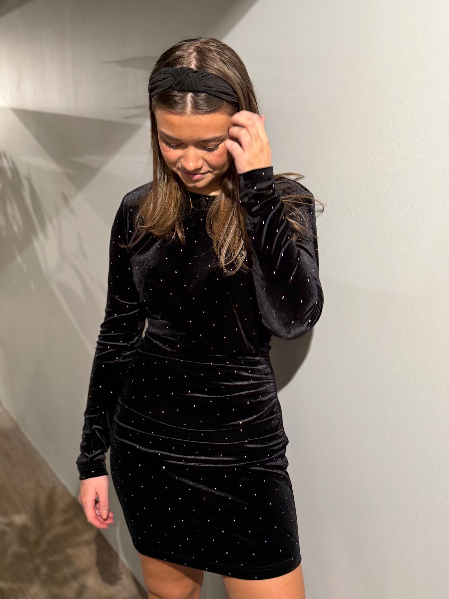 CLIO MINI DRESS BLACK DIAMOND