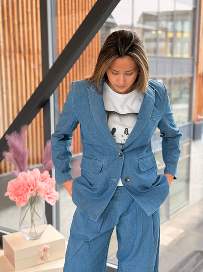THE KID DENIM BLAZER