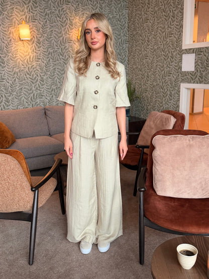 KASAUNDRA BLAZER OYSTER