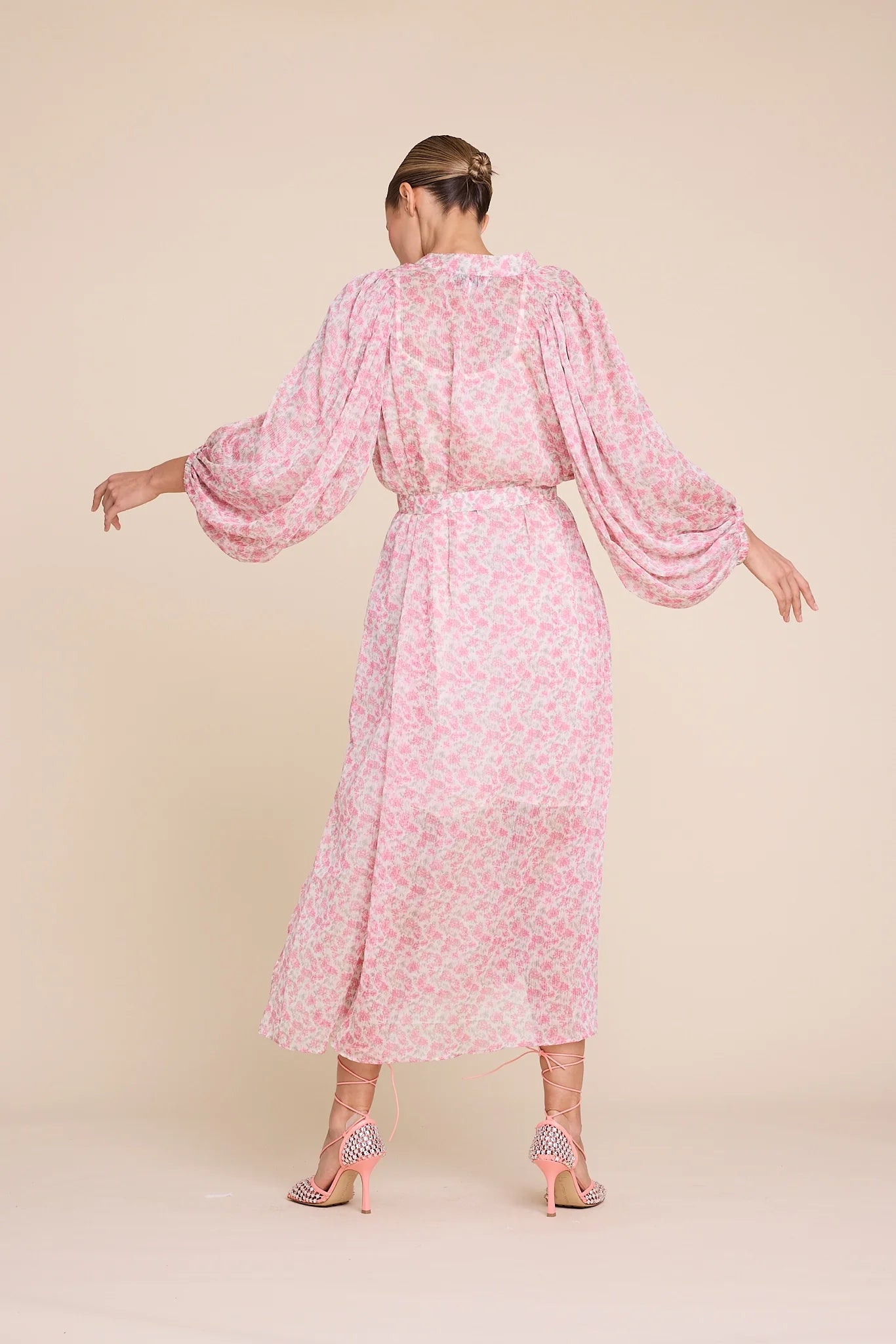 BILLY FLOWER DRESS PINK