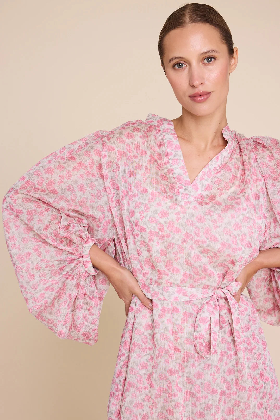 BILLY FLOWER DRESS PINK