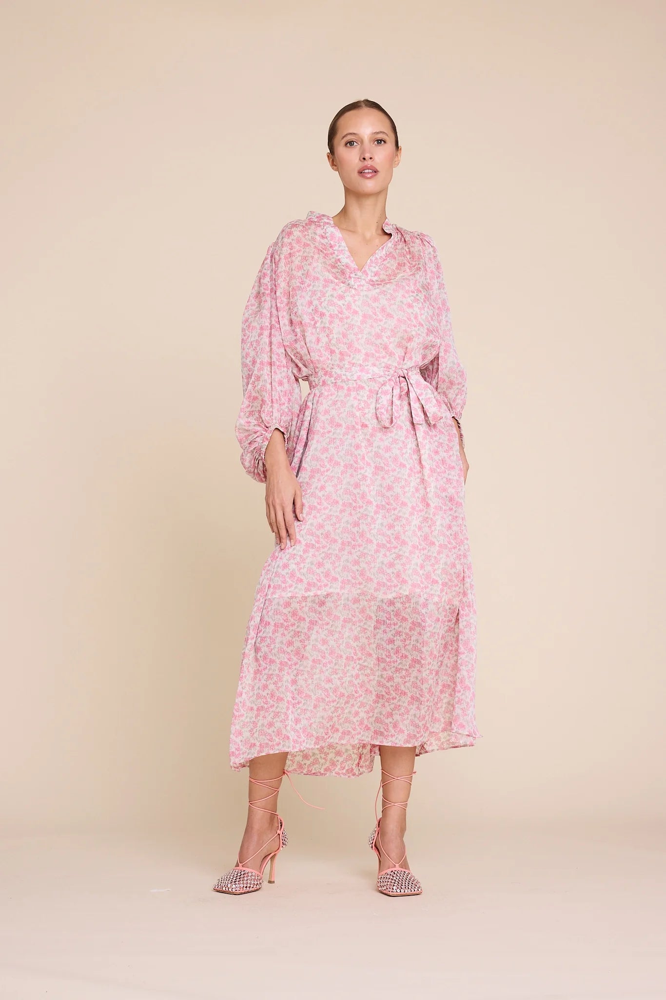BILLY FLOWER DRESS PINK