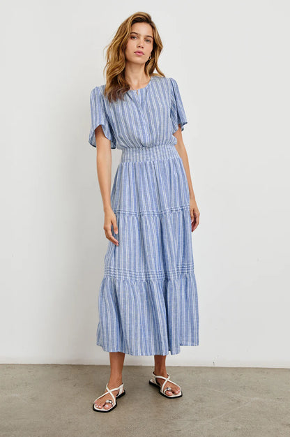 CANNES DRESS LAKE VIEW STRIPE