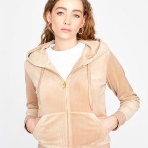 ROBERTSON CLASSIC VELOUR HETTEJAKKE GOLD CARAMEL