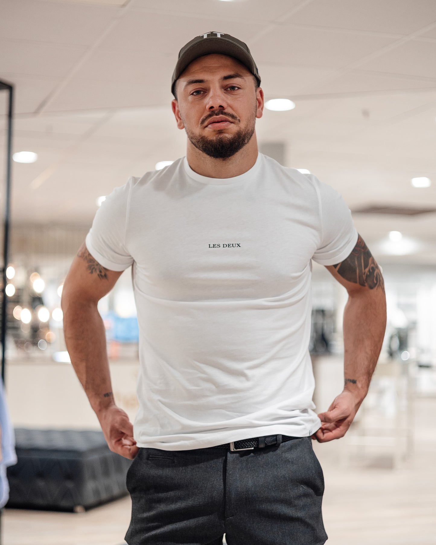 LENS T-SHIRT WHITE/BLACK