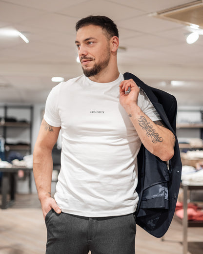 LENS T-SHIRT WHITE/BLACK