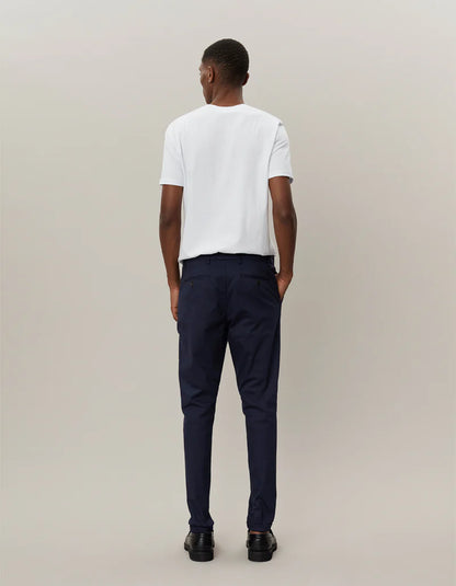 COMO COTTON SUIT PANTS NAVY