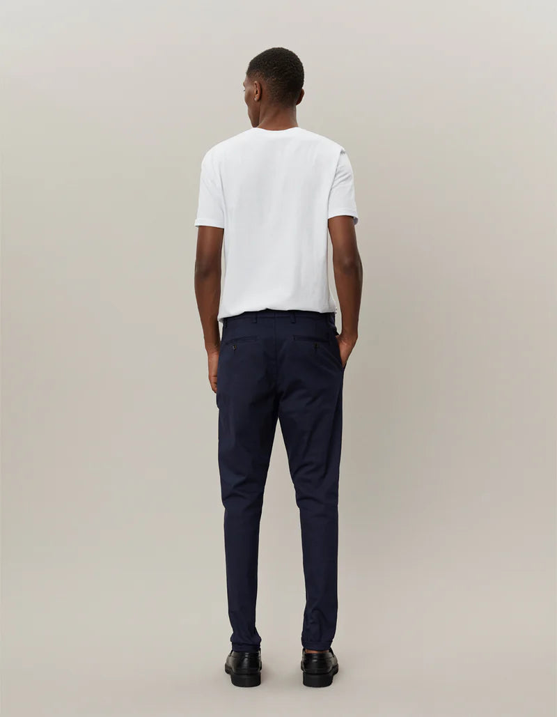 COMO COTTON SUIT PANTS NAVY
