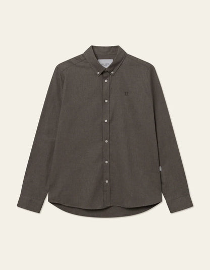 DESERT REG SHIRT GREY MELANGE
