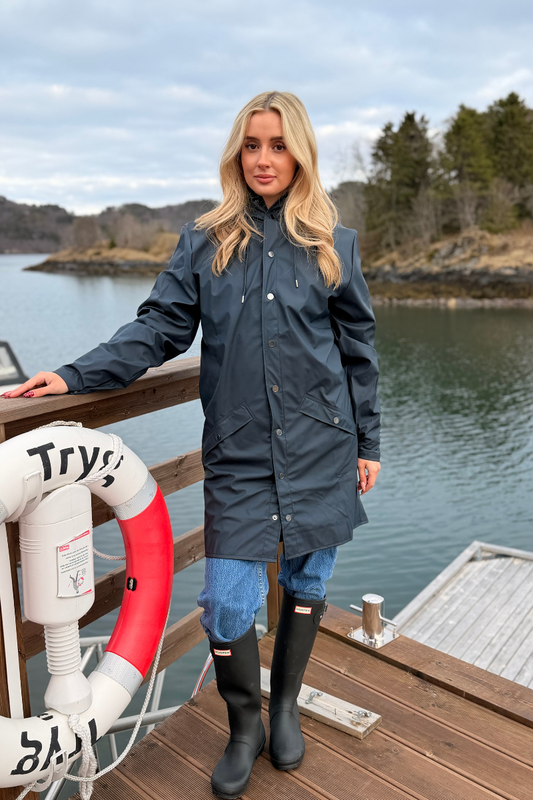 LONG JACKET NAVY