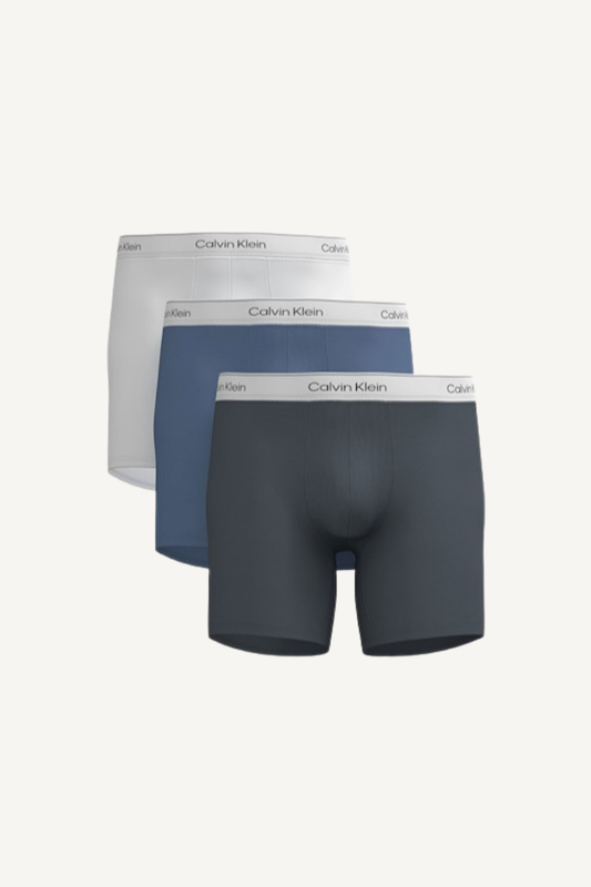 BOXER BREIF 3-PACK WHITE/BLUE TULIP/TURBULENCE