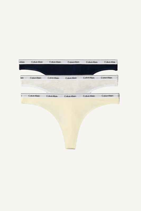 THONG 3-PACK SHORELINE / SNOW HEATHER / PEAR SORBE