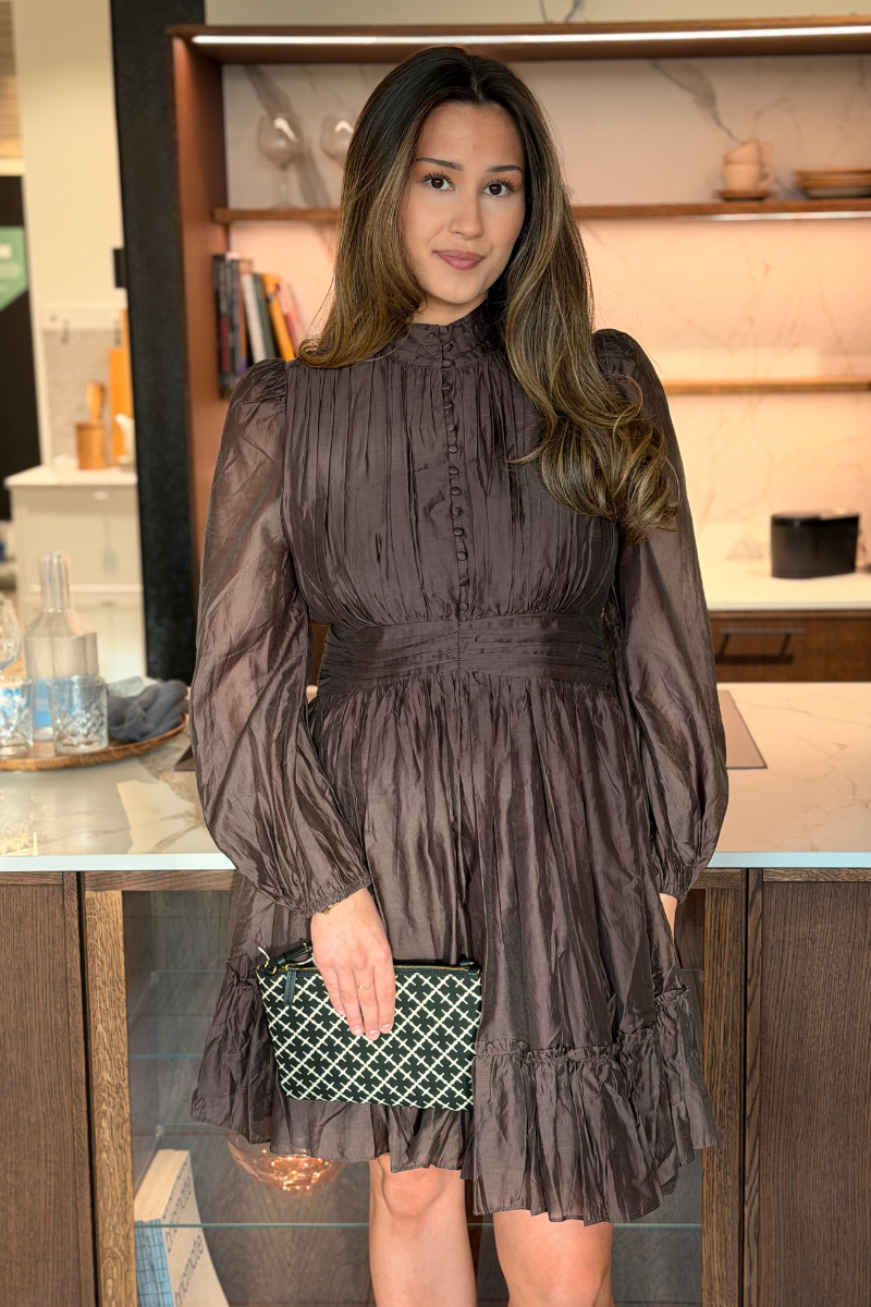 GOLIGHTLY VANITY KJOLE COFFEE BROWN