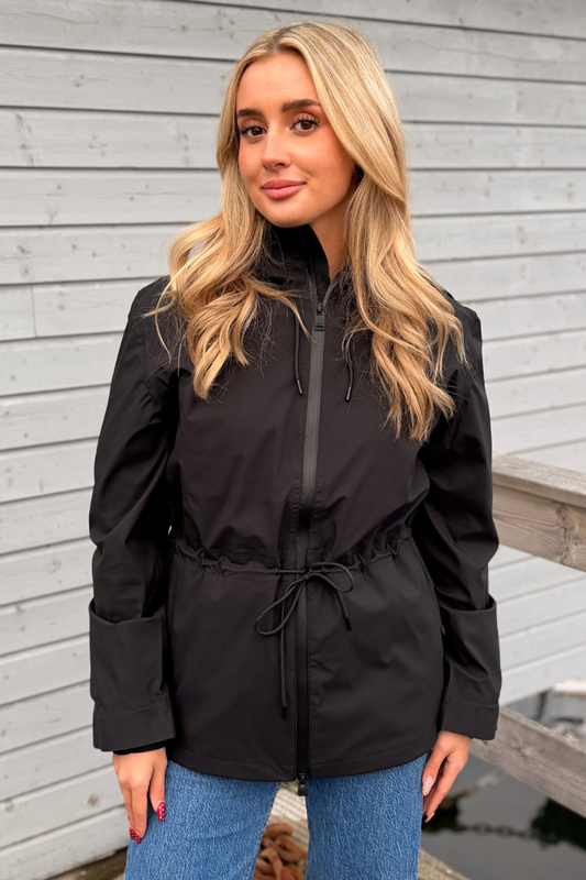 SUVA HARDSHELL STRING W JACKET BLACK