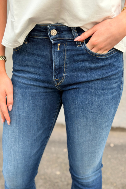 JEANS BOOTCUT FLARE FIT JOELLA DARK BLUE