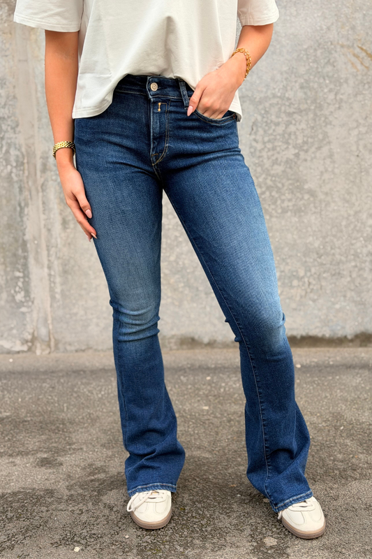 JEANS BOOTCUT FLARE FIT JOELLA DARK BLUE