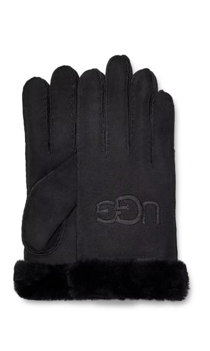 W SHEEPSKIN SEAM GLV BLACK