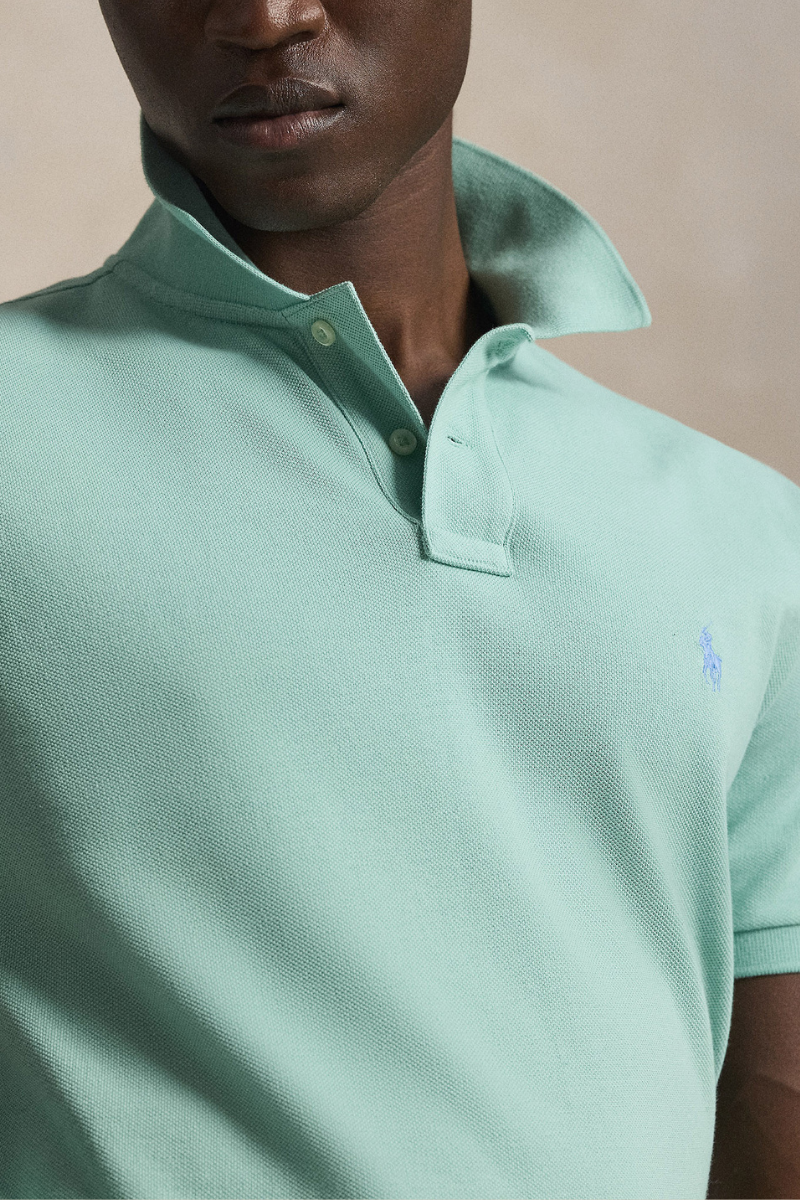 THE ICONIC MESH POLO SHIRT GREEN