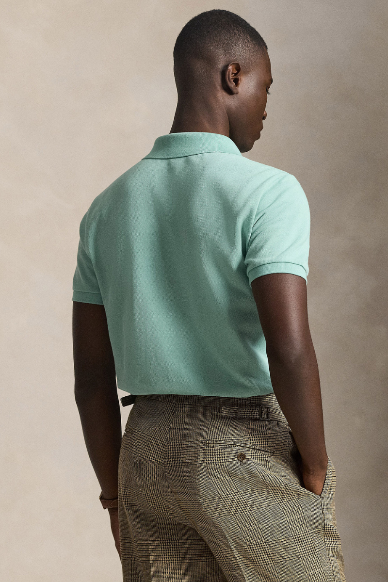 THE ICONIC MESH POLO SHIRT GREEN