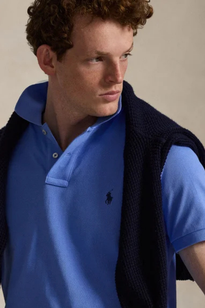 POLO PIQUE SLIM-FIT HARBOR ISLAND BLUE