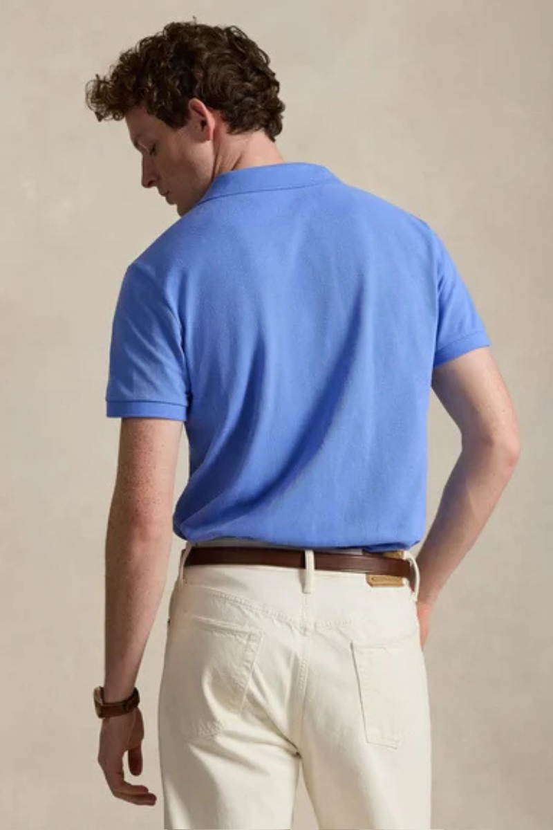 POLO PIQUE SLIM-FIT HARBOR ISLAND BLUE