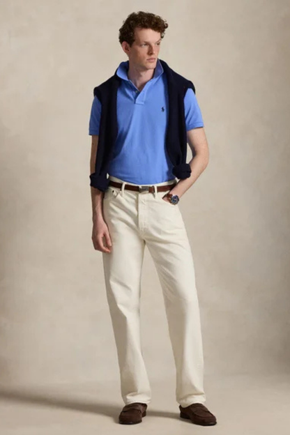 POLO PIQUE SLIM-FIT HARBOR ISLAND BLUE
