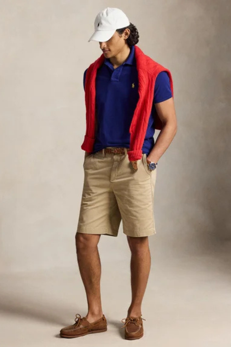 POLO PIQUE SLIM-FIT BLU ROYAL