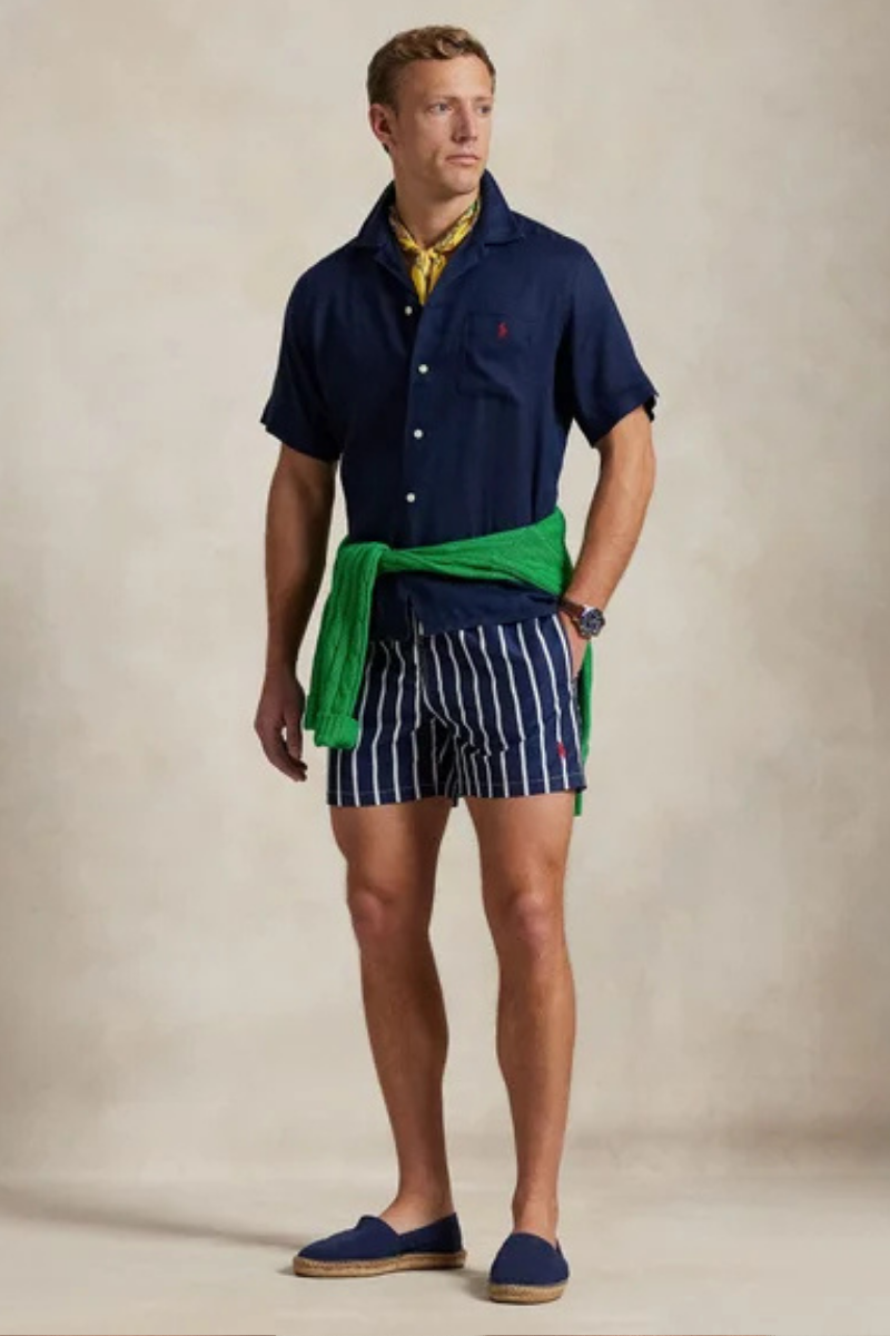 TRAVELER SLIM FIT SWIM TRUNK NAVY