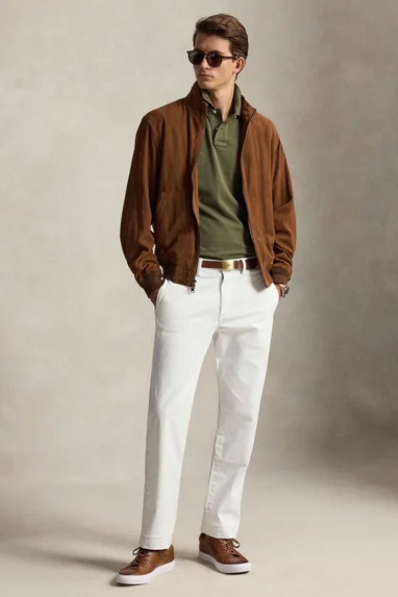 THE ICONIC MESH POLO SHIRT CANOPY OLIVE