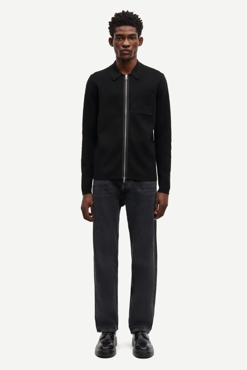 GUNA X ZIP 10490 BLACK