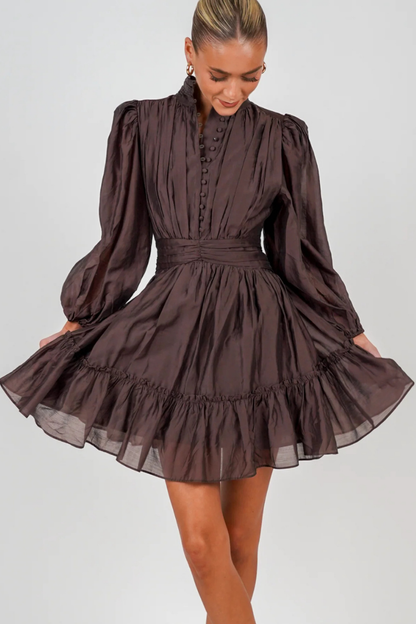 GOLIGHTLY VANITY KJOLE COFFEE BROWN