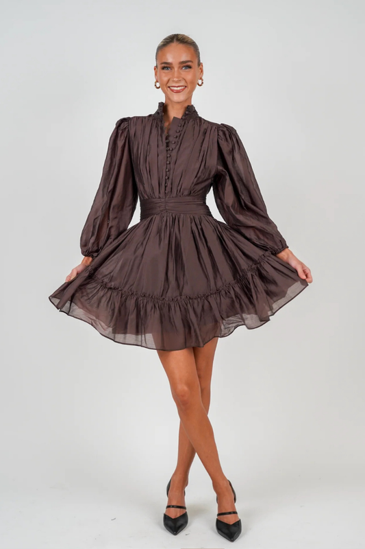 GOLIGHTLY VANITY KJOLE COFFEE BROWN