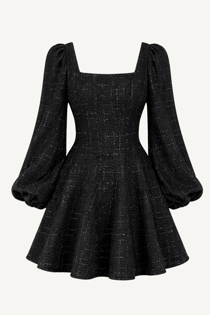 GOLIGHTLY SOPHIE TWEED KJOLE BLACK