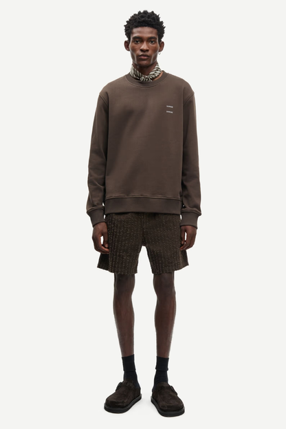 JOEL CREW NECK 11414 TYRKISK KAFFE