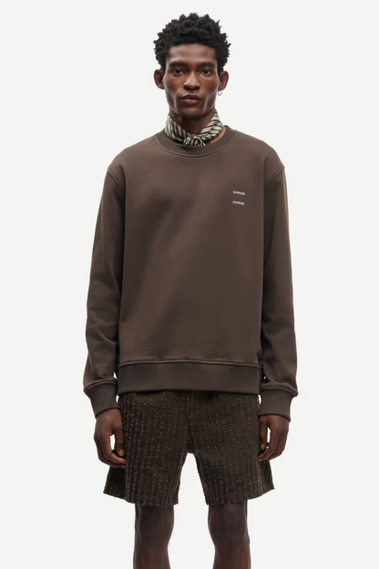JOEL CREW NECK 11414 TYRKISK KAFFE