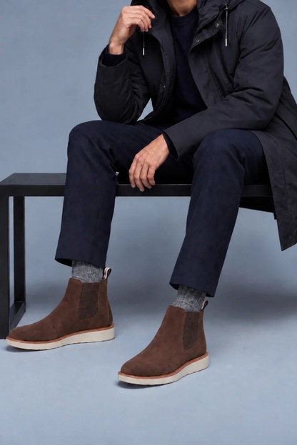 WATERPROOF SWIMS CHELSEA BOOT BROWN
