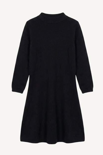 KNIT DRESS BLACK