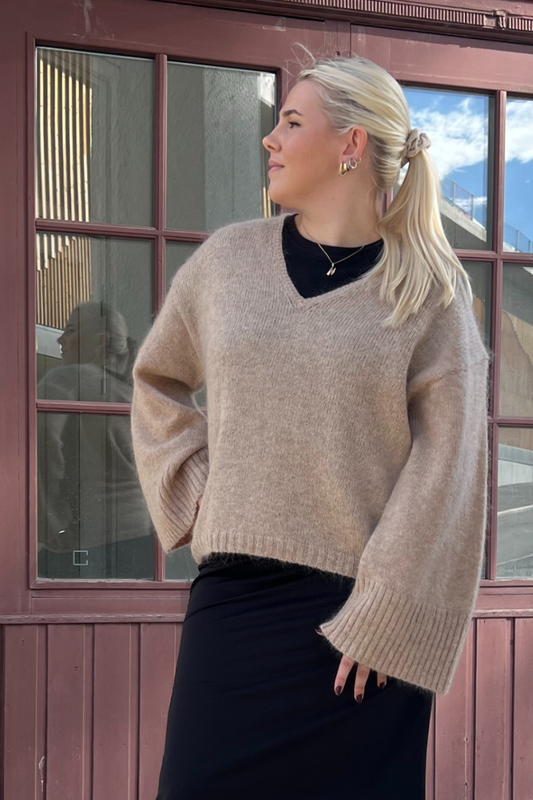 CIMONE SWEATER TWILL BEIGE