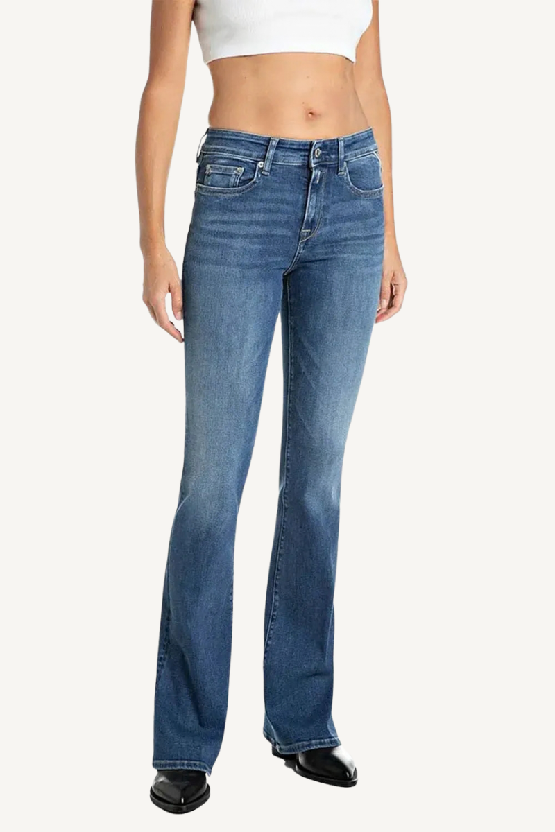 JOELLA FLARE JEANS C009 MEDIUM BLUE