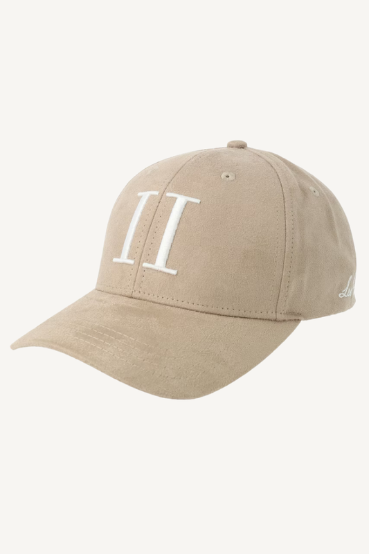 ENCORE SUEDE BASEBALL CAP DARK SAND