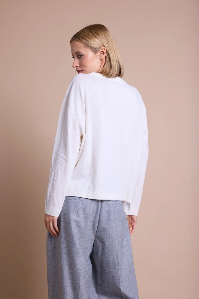 LUCA JACQUARD CREME/GREY/ANTRACITE