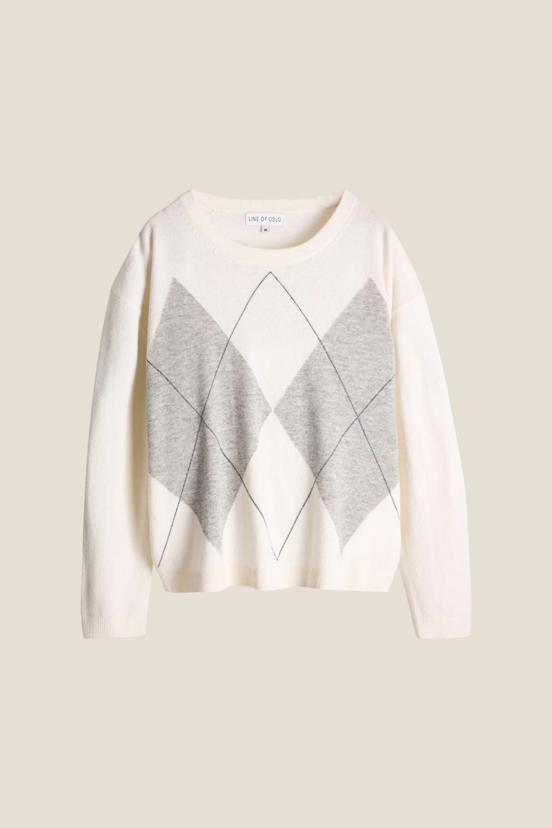 LUCA JACQUARD CREME/GREY/ANTRACITE