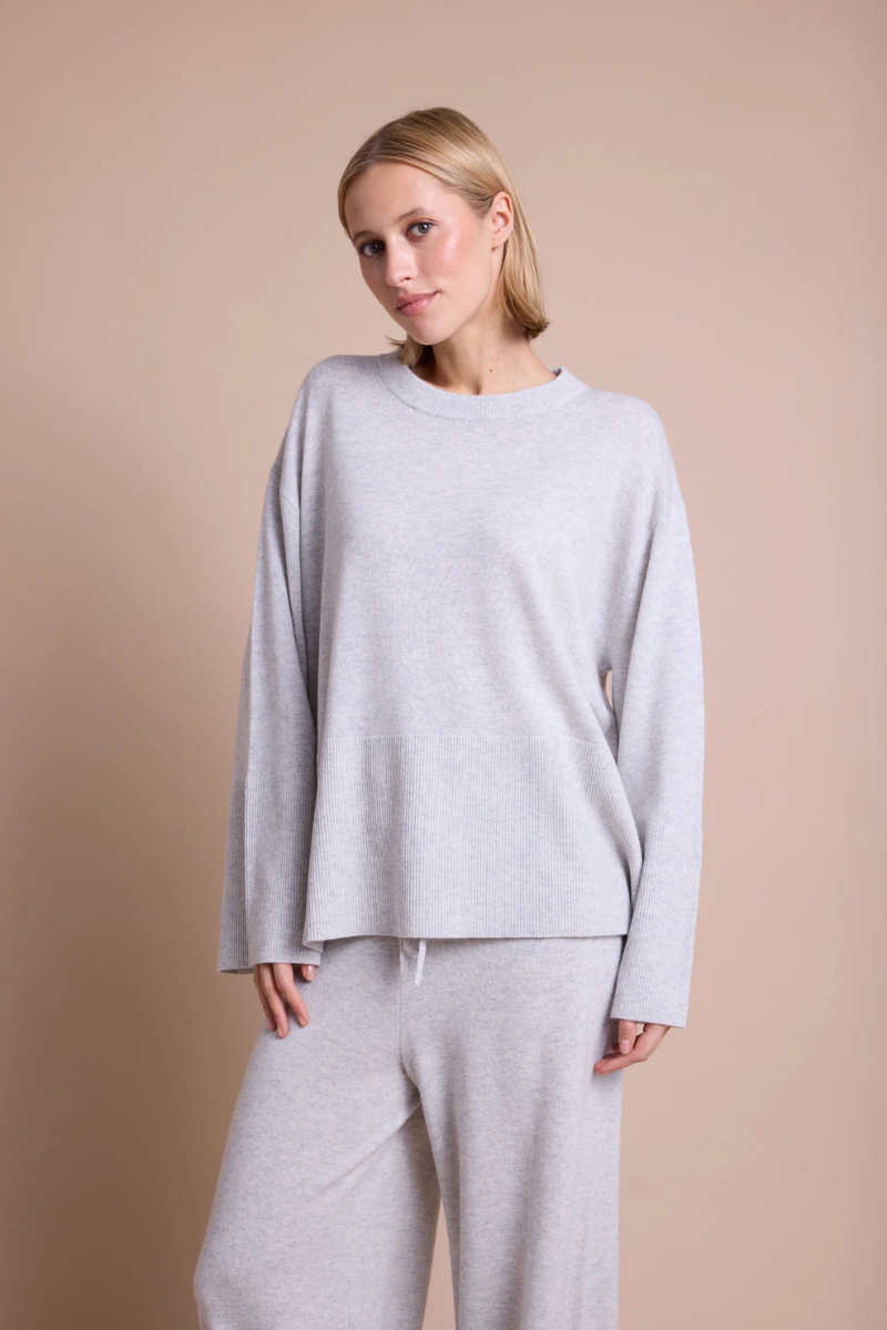 ANDREA ROUND GREY MELANGE