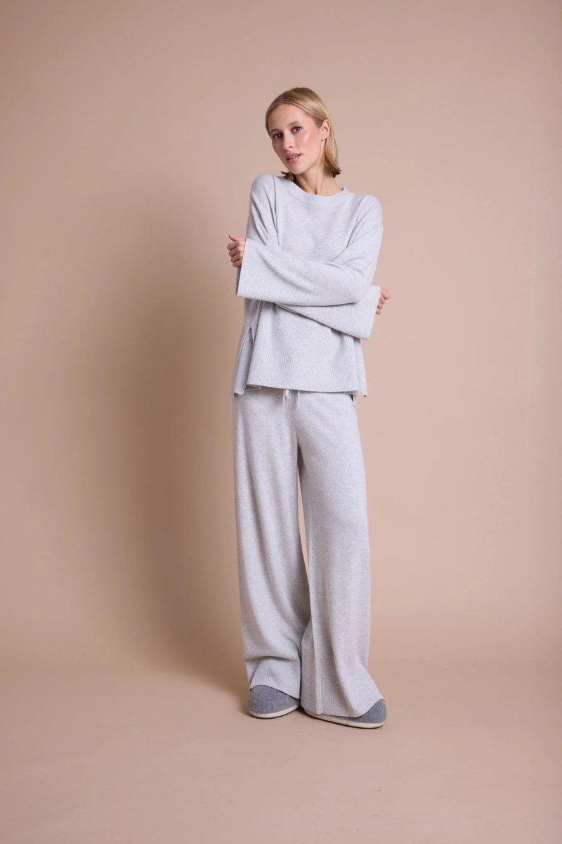 ANDREA ROUND GREY MELANGE